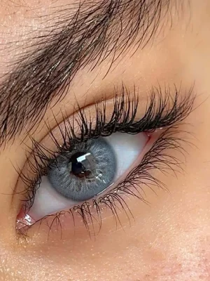 لنز طوسی آبی رگه دار هاوایی بلو سلنا